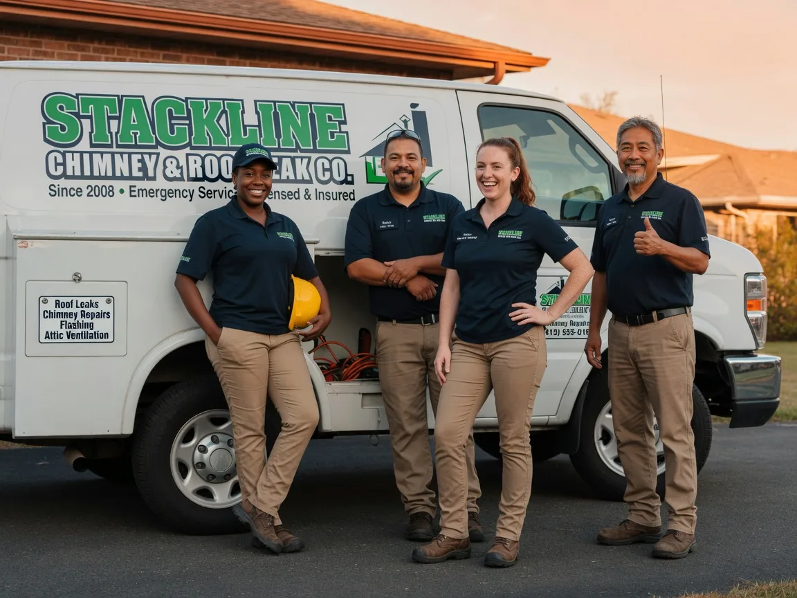 Chimney flashing repair company in Edison, CA